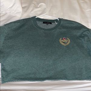 La hearts pacsun cropped sweatshirt